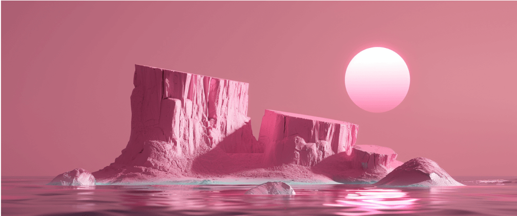 stylized pink on pink