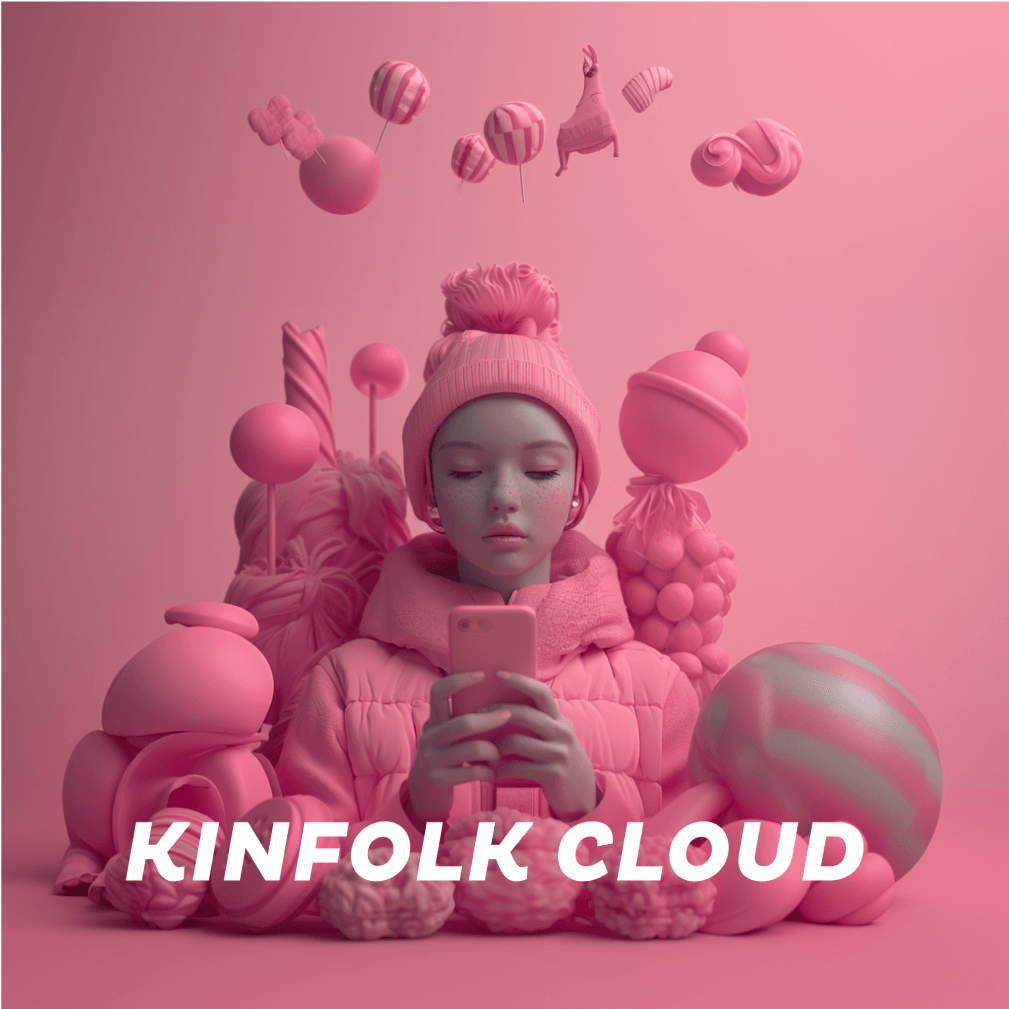 stylized pink on pink